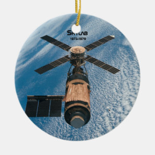 Raumstation Skylab Keramik Ornament