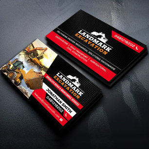 Räumung, Ausgrabung, Landschaftsgestaltung, Bauwes Visitenkarte