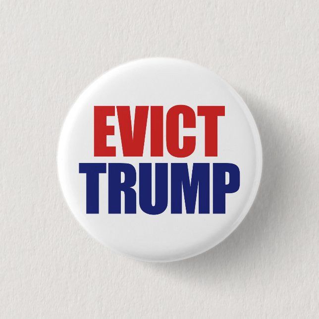 Räumung Trumps - Amtsenthebung von Präsident Trump Button (Vorderseite)