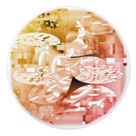 Raumzeitmuster Keramikknauf