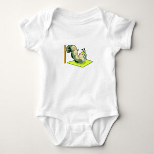 Raupe ABS Workout-Fitness Baby Strampler