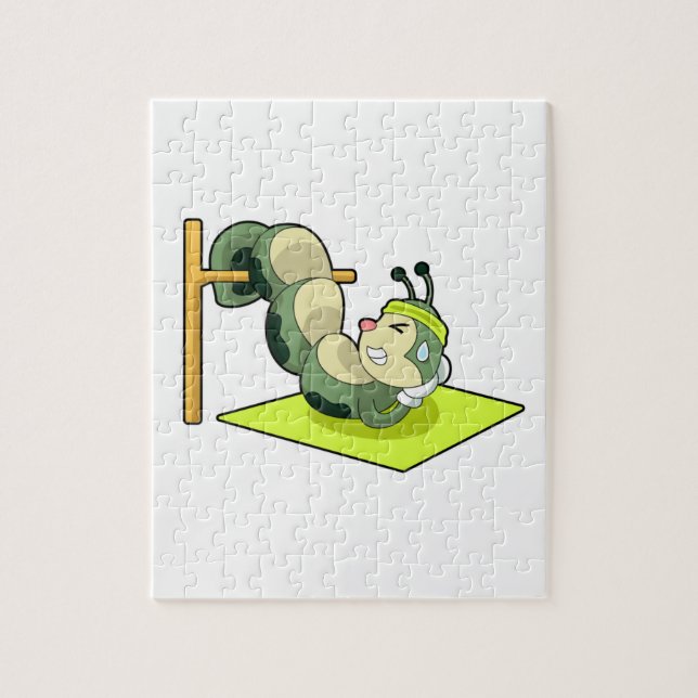 Raupe ABS Workout-Fitness Puzzle (Vertikal)