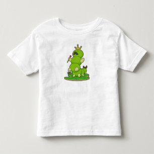 Raupe als König mit Krone Kleinkind T-shirt