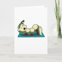 Raupe am Fitness Workout