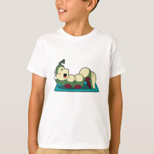 Raupe am Fitness Workout T-Shirt