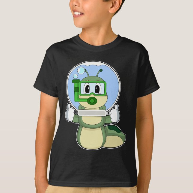 Raupe Aquarium T-Shirt (Vorderseite)