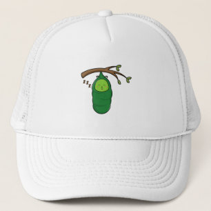 Raupe auf Baum Truckerkappe