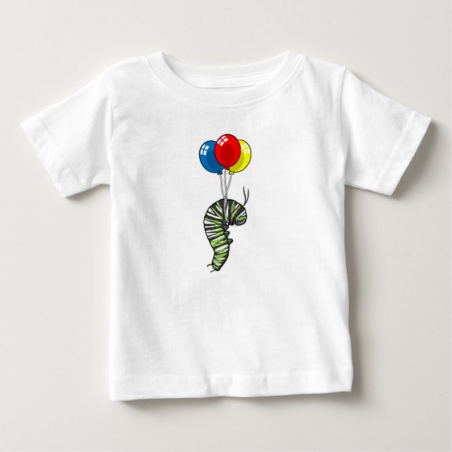 Raupe Balloon Baby T-shirt (Vorderseite)