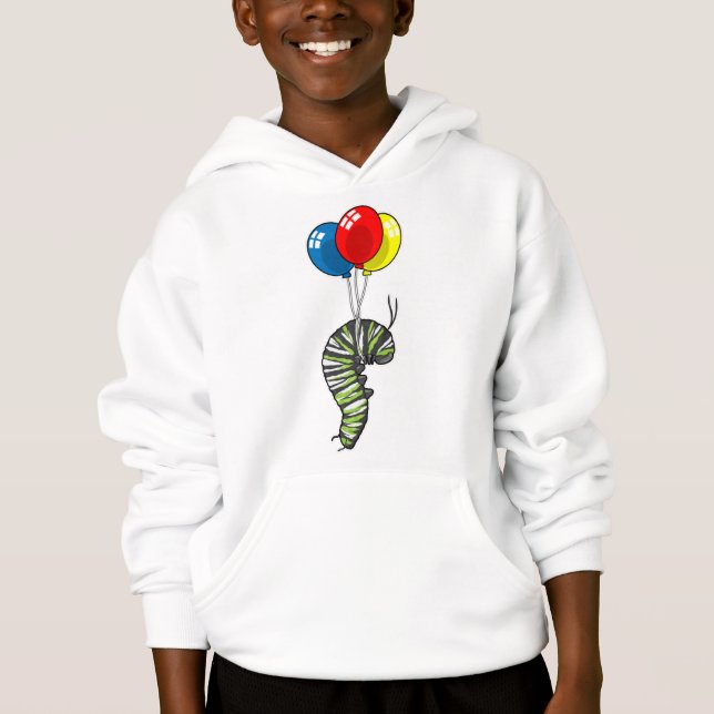 Raupe Balloon Hoodie (Vorderseite)