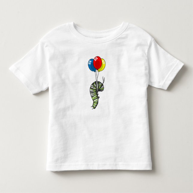 Raupe Balloon Kleinkind T-shirt (Vorderseite)