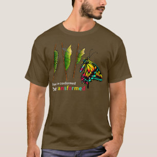 Raupe Cocoon Butterfly Design für Schmetterlinge T-Shirt