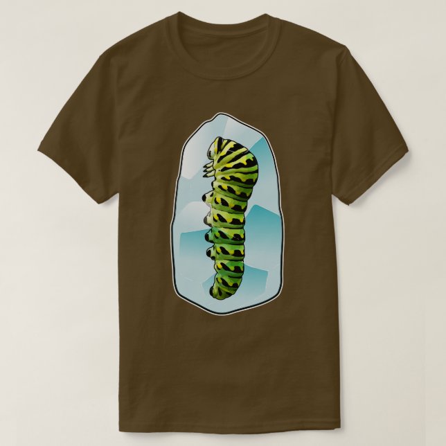 Raupe Eiswürfel T-Shirt (Design vorne)