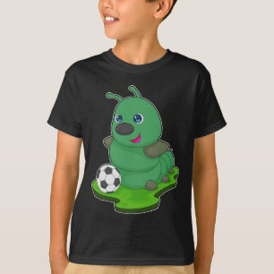 Raupe Fußball-Fußball T-Shirt