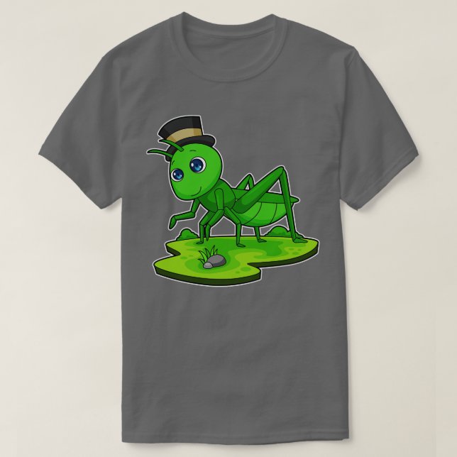 Raupe Gentleman Hat 2 T-Shirt (Design vorne)