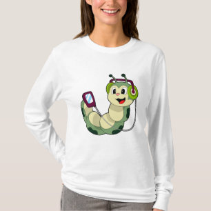 Raupe Headphone Music T-Shirt