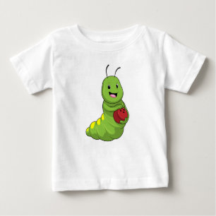 Raupe im Bowling mit Bowlingball Baby T-shirt