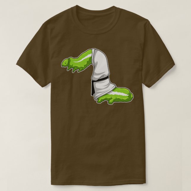 Raupe Karate Martial Arts T-Shirt (Design vorne)