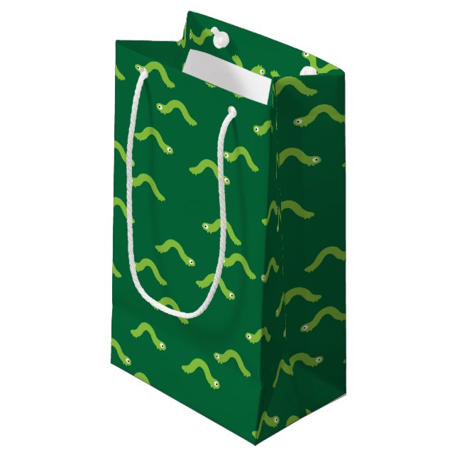 Raupe Kleine Geschenktüte (Vorderseite Schrägansicht)