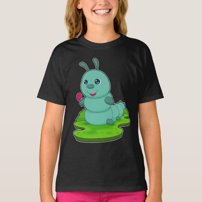 Raupe Lollipop T-Shirt (Vorderseite)