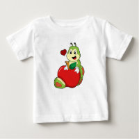Raupe mit Apple