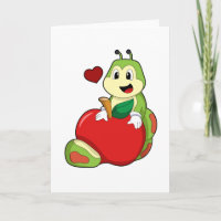 Raupe mit Apple