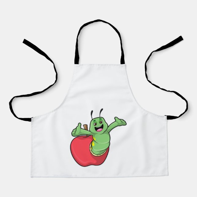 Raupe mit Apple Schürze (Vorderseite)