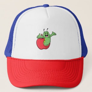 Raupe mit Apple Truckerkappe