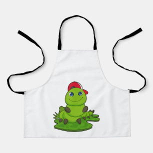 Raupe mit Cap Schürze