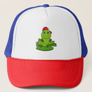 Raupe mit Cap Truckerkappe