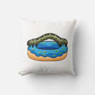 Raupe mit Donut Kissen