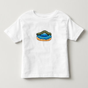 Raupe mit Donut Kleinkind T-shirt