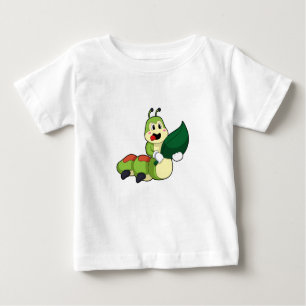 Raupe mit Leaf Baby T-shirt