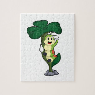 Raupe mit Leaf Puzzle