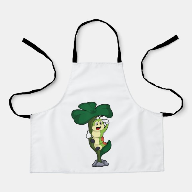 Raupe mit Leaf Schürze (Vorderseite)