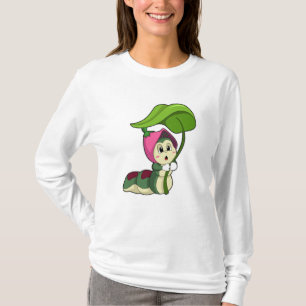 Raupe mit Leaf T-Shirt
