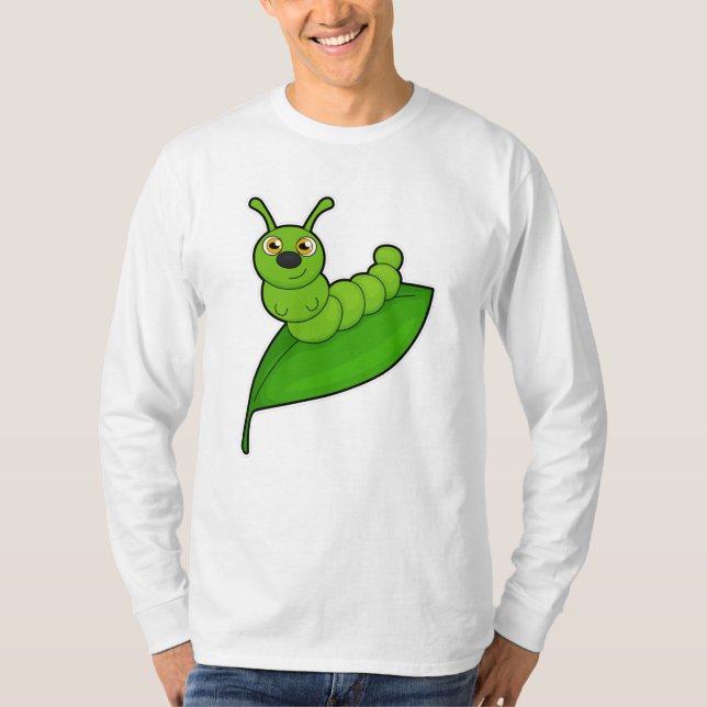 Raupe mit Leaf T-Shirt (Vorderseite)