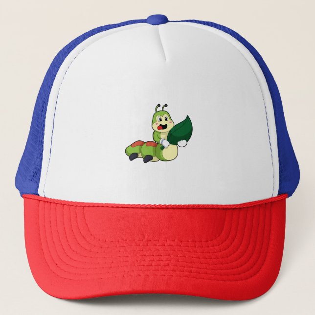 Raupe mit Leaf Truckerkappe (Vorderseite)