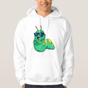 Raupe mit Sonnenbrille Hoodie