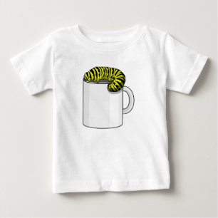 Raupe mit Tasse Baby T-shirt