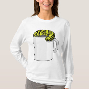Raupe mit Tasse T-Shirt