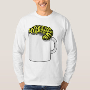 Raupe mit Tasse T-Shirt