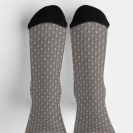 Raupe Pilz Muster Socken