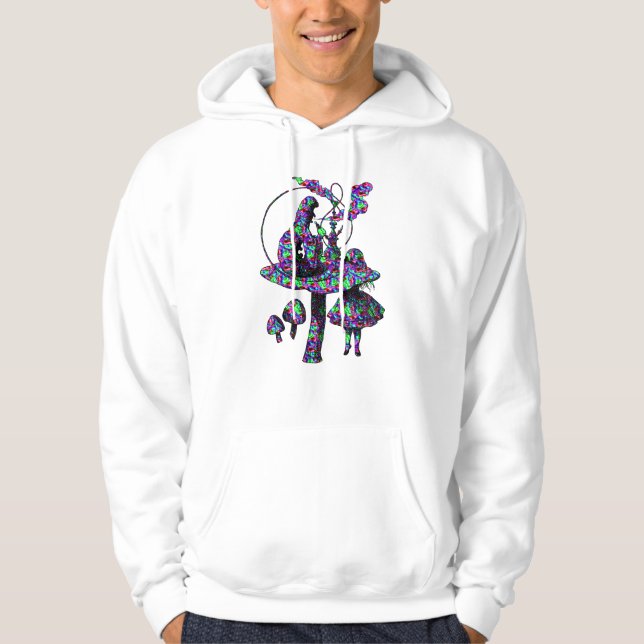 Raupe Psychadelic Hoodie (Vorderseite)