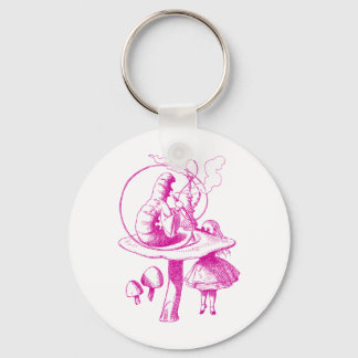 Raupe Rosa Schlüsselanhänger