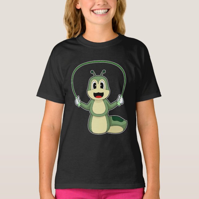 Raupe Sprungseil T-Shirt (Vorderseite)