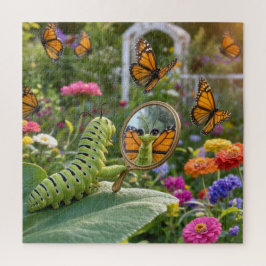 Raupe träumt davon, ein Schmetterling zu sein Puzzle