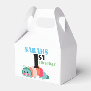 Raupe zum ersten Geburtstag Geschenkschachtel