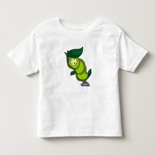 Raupe zum Schlafen mit Leaf Kleinkind T-shirt (Vorderseite)