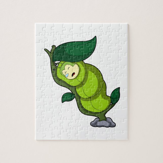 Raupe zum Schlafen mit Leaf Puzzle (Vertikal)