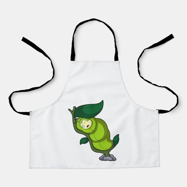 Raupe zum Schlafen mit Leaf Schürze (Vorderseite)